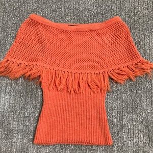 BEBE Off Shoulders Sweater